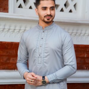 Mughal Embroidery Panjabi | Crs Ash