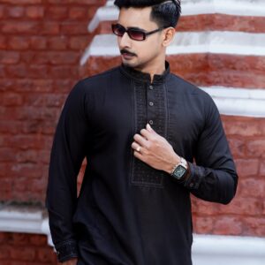 Turkish Thread Panjabi | Box Black